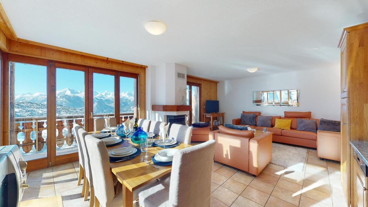 Balcons Du Soleil Y2 211 - Quiet Apartment 6 Pers Veysonnaz Buitenkant foto